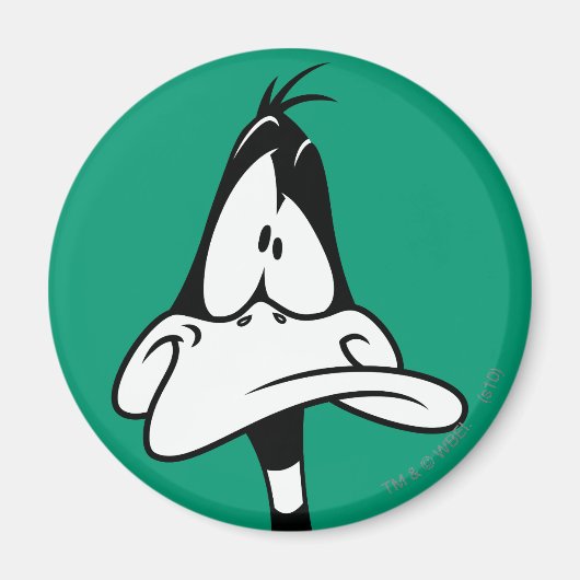 Verwirrtes DAFFY DUCK™-Gesicht Magnet (Vorne)