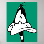 Verwirrtes DAFFY DUCK™-Gesicht Poster (Vorne)