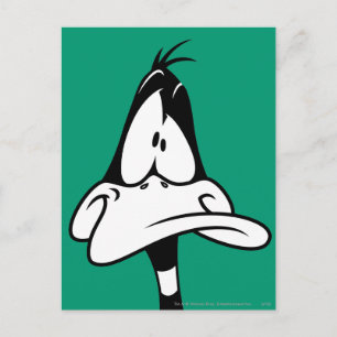 Verwirrtes DAFFY DUCK™-Gesicht Postkarte