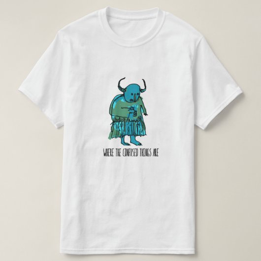 Verwirrtes Ding T-Shirt (Design vorne)