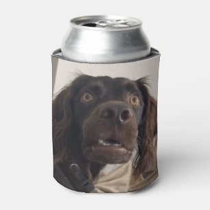 Verwirrtes Dog Meme Doppelseitiges Schwarz Dosenkühler