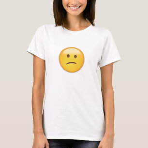 Verwirrtes Gesicht Emoji T-Shirt