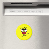 Verwirrtes Gesicht Grumpey Magnet (In Situ (Geschirrspüler))