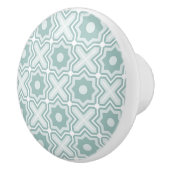 Verwirrtes Gitter-Muster Keramikknauf (Rechts)