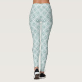 Verwirrtes Gitter-Muster Leggings (Rückseite)