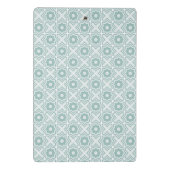 Verwirrtes Gitter-Muster Mini Klemmbrett (Rückseite)