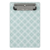 Verwirrtes Gitter-Muster Mini Klemmbrett (Vorderseite)