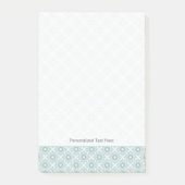 Verwirrtes Gitter-Muster Post-it Klebezettel (Vorderseite)