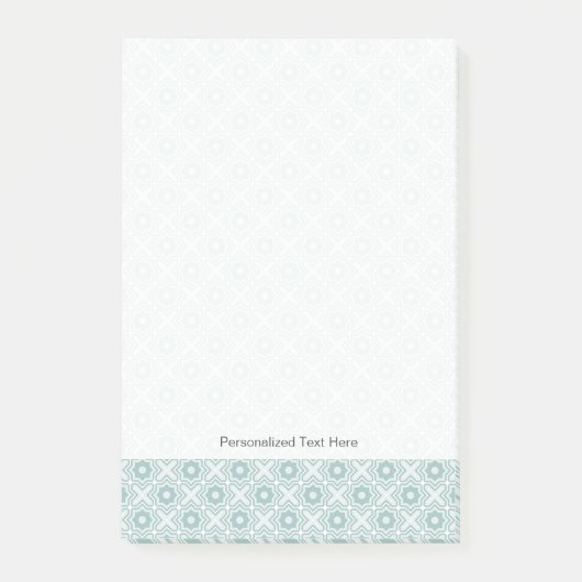 Verwirrtes Gitter-Muster Post-it Klebezettel (Vorderseite)