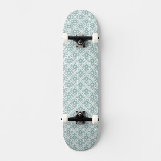 Verwirrtes Gitter-Muster Skateboard (Vorderseite)
