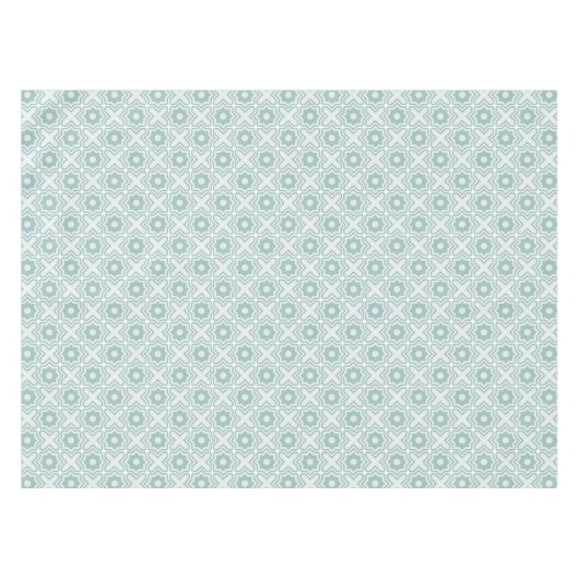 Verwirrtes Gitter-Muster Tischdecke (Vorderseite (Horizontal))