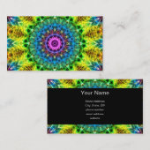 verwirrtes Harmonie-Kaleidoskop Visitenkarte (Vorne/Hinten)