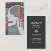 verwirrtes Herz logicskull Visitenkarte (Vorne/Hinten)