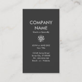 verwirrtes Herz logicskull Visitenkarte (Rückseite)