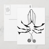 Verwirrtes Insekt Postkarte (Vorne/Hinten)