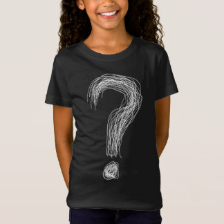 Verwirrtes Kritzel-Fragezeichen-Chaos-Gedankenspir T-Shirt