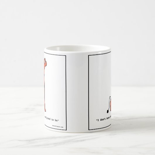 Verwirrtes Monster - Kaffee-Tasse Kaffeetasse (Mittel)