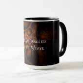 Verwirrtes Netz Tasse (VorderseiteRechts)