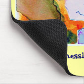 Verwirrtes oben Haar mousepad (Ecke)