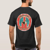 Verwirrtes Vodka Dunkles T-Shirt (Rückseite)