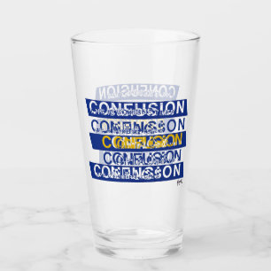 Verwirrtheit Glas