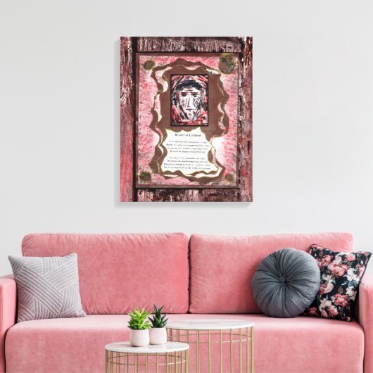 Verwirrtheit Leinwanddruck (Insitu (Wohnzimmer))