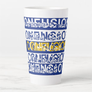 Verwirrtheit Milchtasse