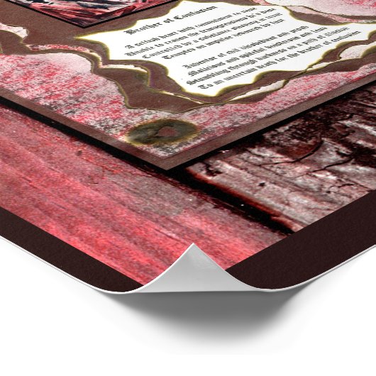 Verwirrtheit Poster (Ecke)