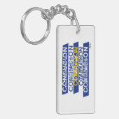 Verwirrtheit Schlüsselanhänger (Vorderseite links)