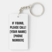 Verwirrtheit Schlüsselanhänger (Rückseite)