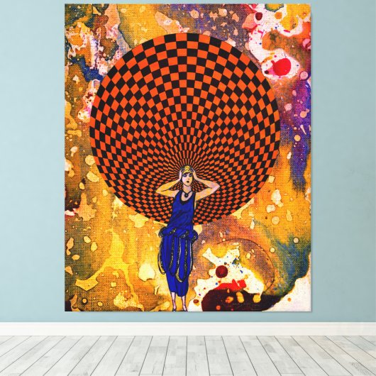 Verwirrung durch Michael Moffa Leinwanddruck (Insitu (Holzboden))