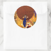 Verwirrung durch Michael Moffa Runder Aufkleber (Tasche)