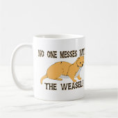 Verwirrung mit dem Weasel Kaffeetasse (Links)