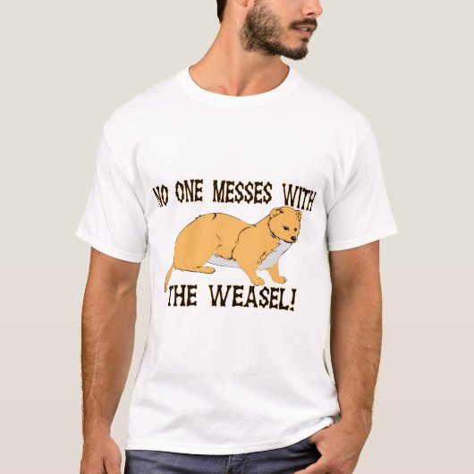 Verwirrung mit dem Weasel T-Shirt (Vorderseite)