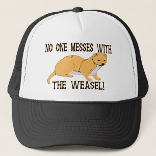 Verwirrung mit dem Weasel Truckerkappe