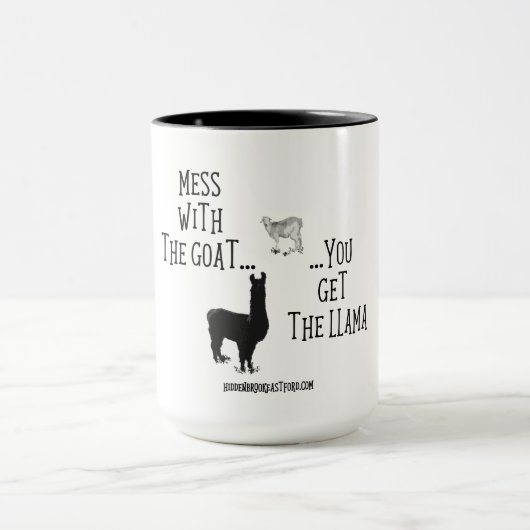 Verwirrung mit der Ziegen-Klassiker-Tasse Tasse (Zentrum)