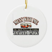 Verwirrung mit mir, den Sie mit der ganzen Keramik Ornament (Vorne)