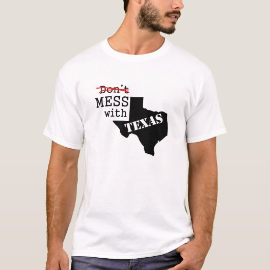 Verwirrung mit Texas T-Shirt (Vorderseite)