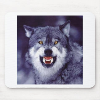 Verwirrungs-Wolf Mousepad