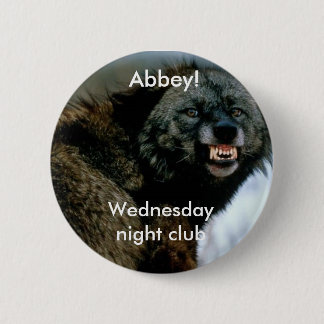 Verwirrungswolf: Mittwoch Abend Verein Button
