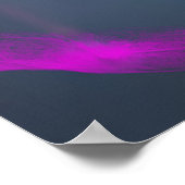 Verwischtes Mädchen Lächelndes Mädchenporträt Poster (Ecke)