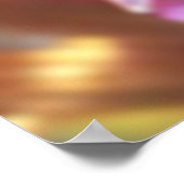 Verwischtes Mädchenporträt 3 Poster (Ecke)