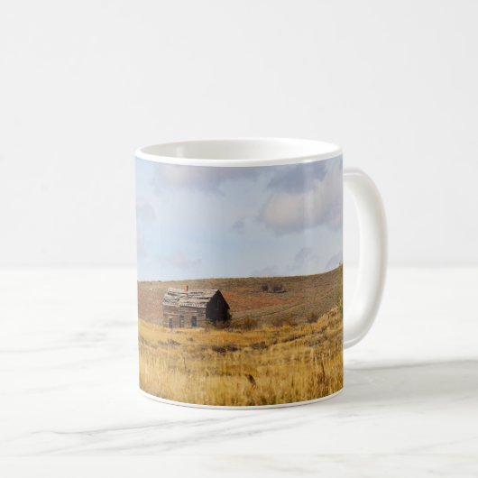Verwittern in der Stille Kaffeetasse (VorderseiteRechts)