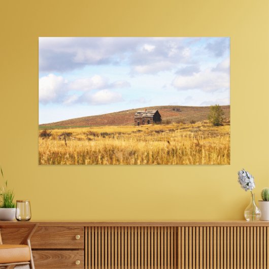 Verwitternde Stille Leinwanddruck (Insitu (Wohnzimmer))