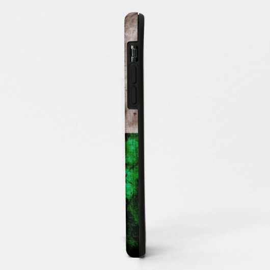 Verwitterte Algerien-Flagge Case-Mate iPhone Hülle (Hinten/Links)