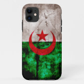 Verwitterte Algerien-Flagge Case-Mate iPhone Hülle (Rückseite)