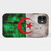 Verwitterte Algerien-Flagge Case-Mate iPhone Hülle (Rückseite (Horizontal))