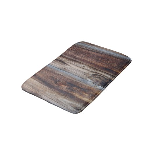 Verwitterte alte hölzerne Wand-Beschaffenheit Badematte (Schrägansicht)