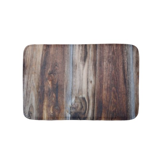 Verwitterte alte hölzerne Wand-Beschaffenheit Badematte (Vorderseite)