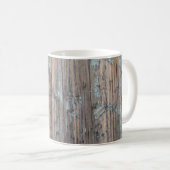 Verwitterte Bauholz-Tasse Kaffeetasse (VorderseiteRechts)